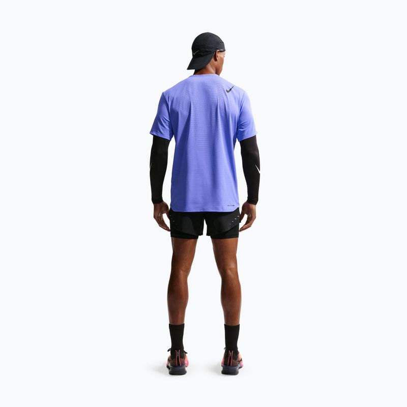 Men's running T-shirt Nike AeroSwift Dri-Fit ADV sapphire/black 3