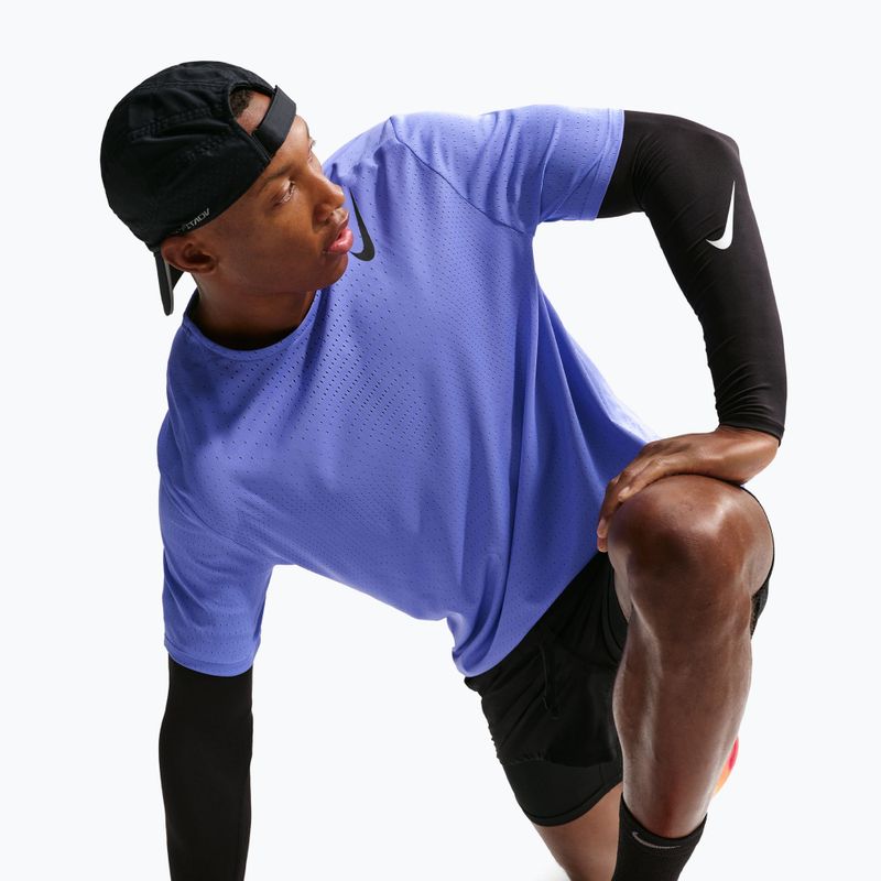 Men's running T-shirt Nike AeroSwift Dri-Fit ADV sapphire/black 4