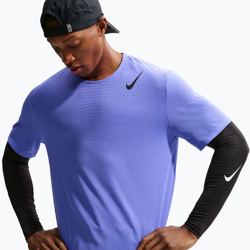 Men's running T-shirt Nike AeroSwift Dri-Fit ADV sapphire/black 5