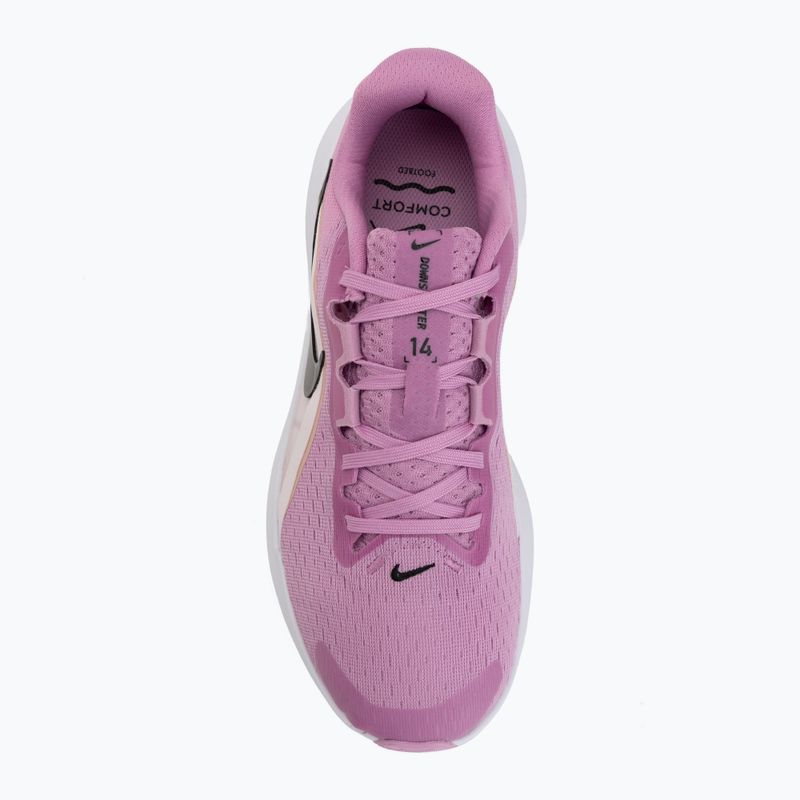 Women's running shoes Nike Downshifter 14 light magenta/off noir/white/black 5