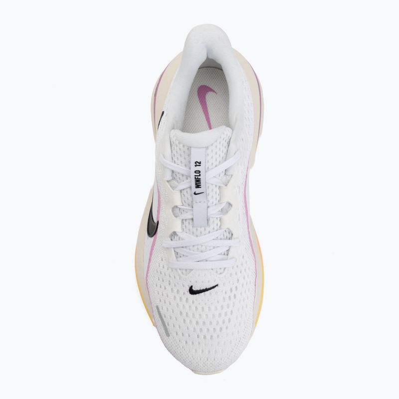 Women's running shoes Nike Winflo 12 white/light magenta/chalk/black 5