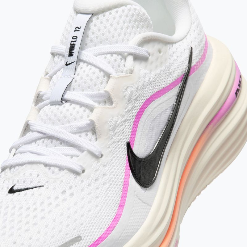 Women's running shoes Nike Winflo 12 white/light magenta/chalk/black 3
