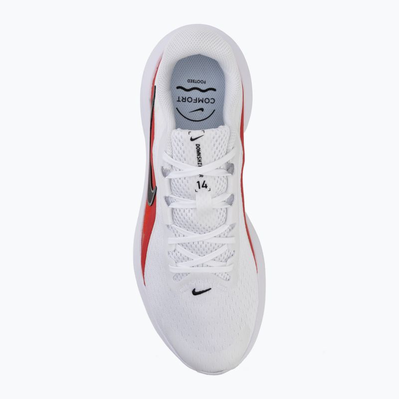 Men's running shoes Nike Downshifter 14 white/university red/anthracite/black 5