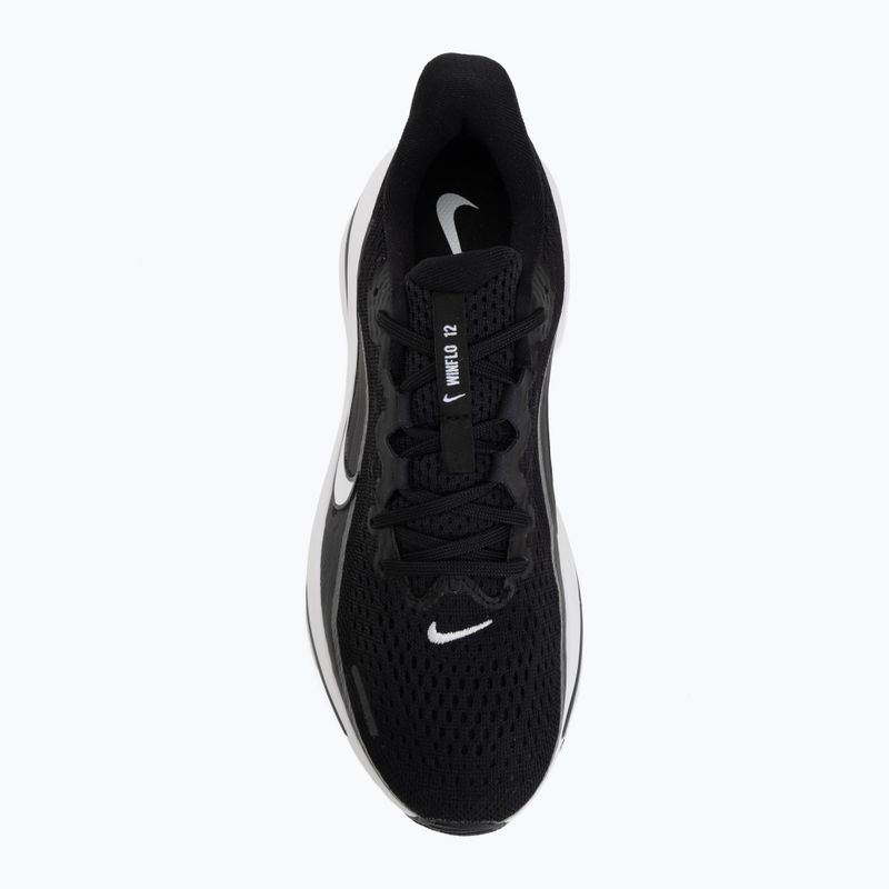 Women's running shoes Nike Winflo 12 black/dark smoke grey/white 5