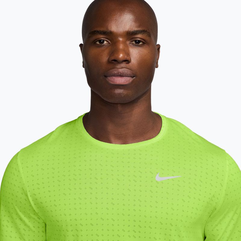 Men's running T-shirt Nike Miler Breathe volt ice 3