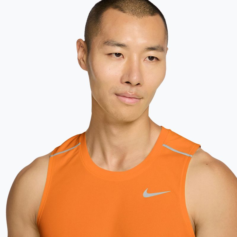 Men's running T-shirt Nike Miler Dri-Fit total orange 3