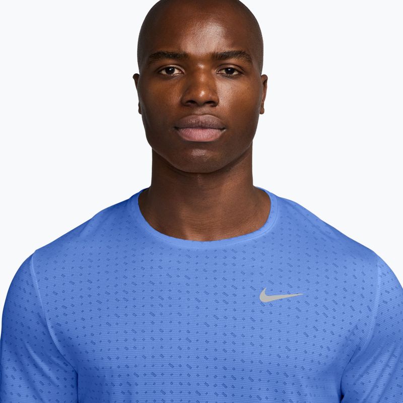 Men's running T-shirt Nike Miler Breathe royal pulse 3