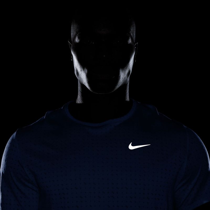 Men's running T-shirt Nike Miler Breathe royal pulse 4