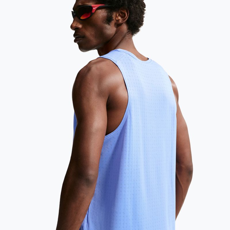 Men's running T-shirt Nike Miler Breathe royal pulse 5