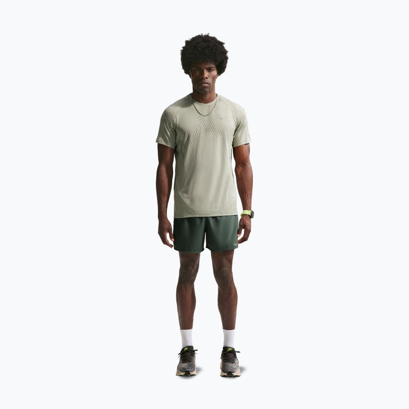 Men's running T-shirt Nike Stride Dri-Fit ADV spruce fog/light army 2