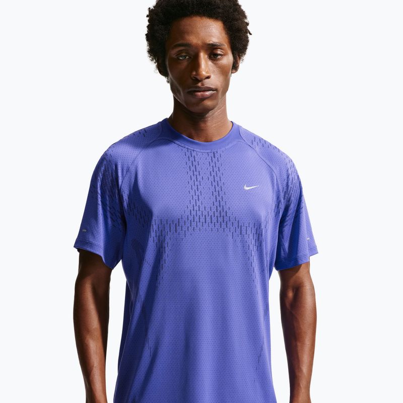 Men's running T-shirt Nike Stride Dri-Fit ADV lapis/deep royal blue 4
