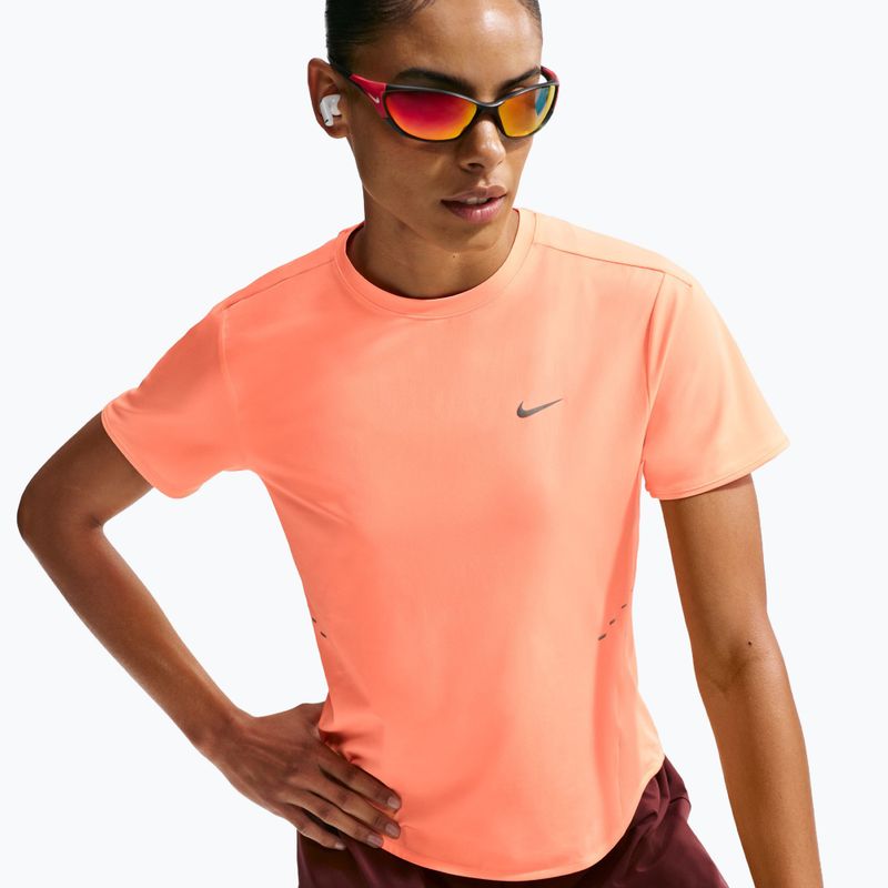 Women's running T-shirt Nike Swift Dri-Fit orange pulse 4