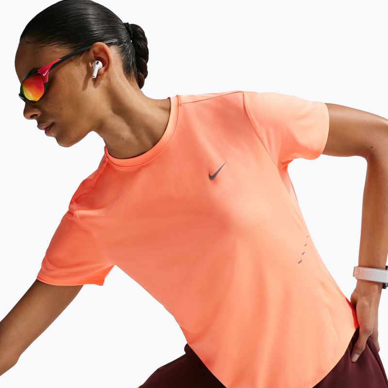 Women's running T-shirt Nike Swift Dri-Fit orange pulse 6