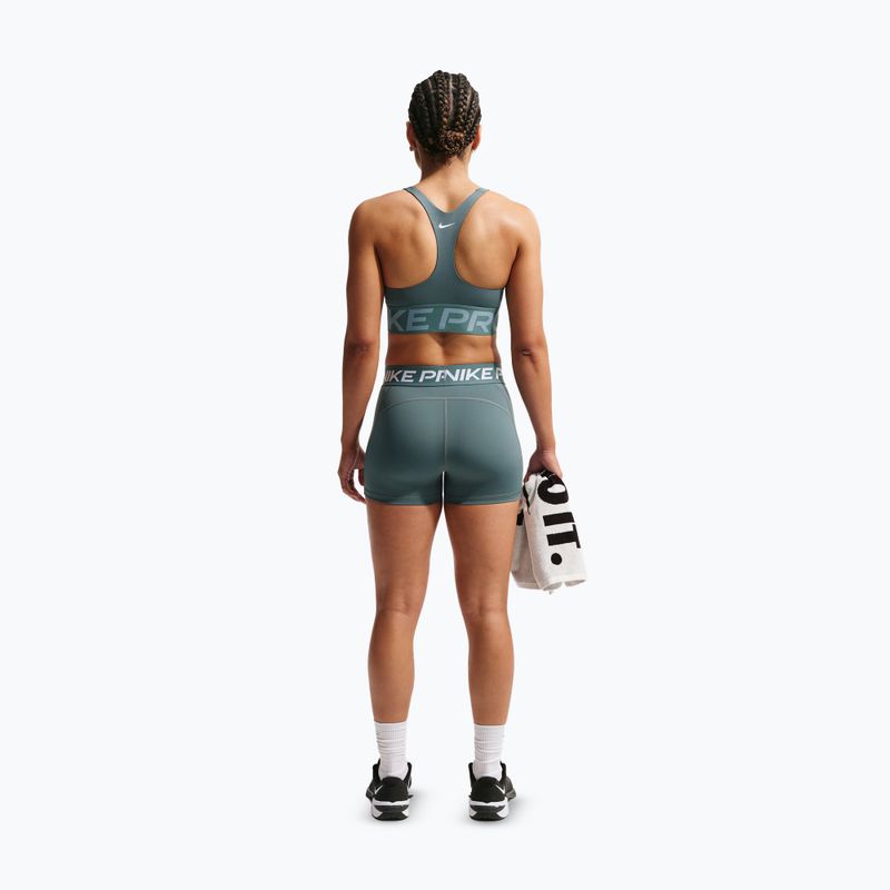 Training bra Nike Pro Sculpt Medium Support mineral slate/denim turquoise/white 3