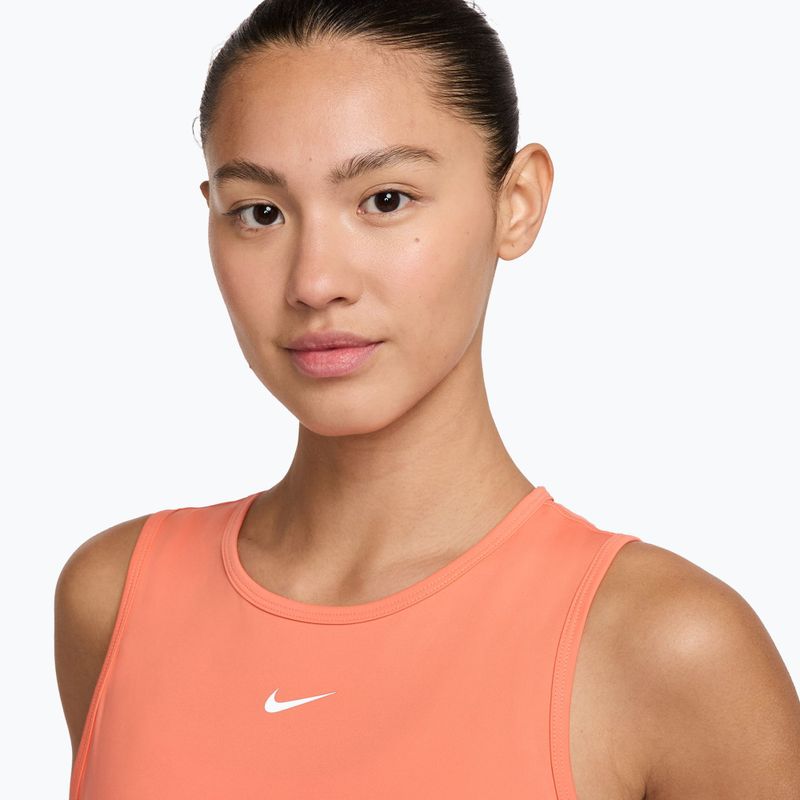 Women's training top Nike Pro Dri-Fit crimson bliss/white 3