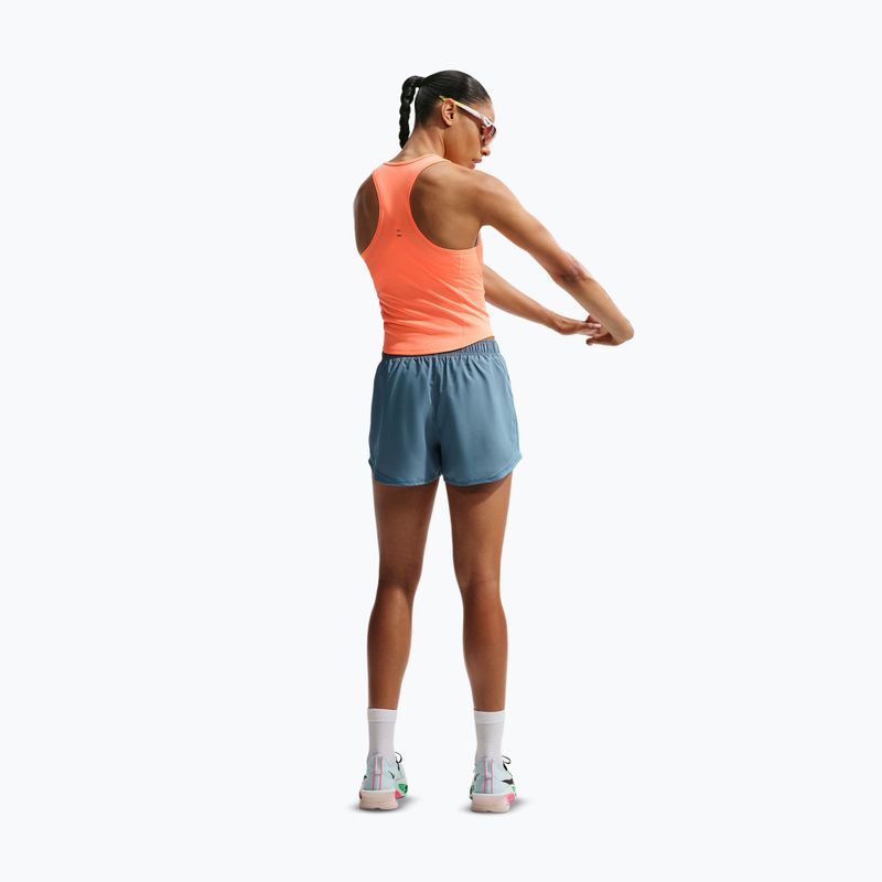 Women's running T-shirt Nike Swoosh Run Dri-Fit orange pulse/photon dust/white 3