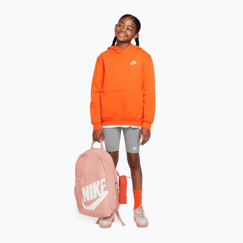 Children's city backpack Nike Elemental Shoebox 20 l arctic orange/orange/white 8