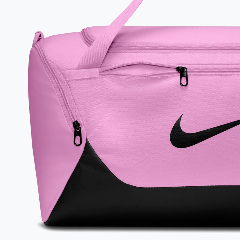 Training bag Nike Brasilia Duffel Small 40 l light magenta/black/black 6
