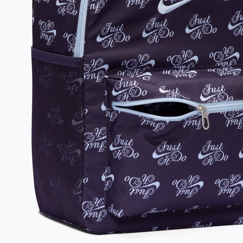 Urban backpack Nike Heritage 23 l purple dynasty/hydrogen blue 5