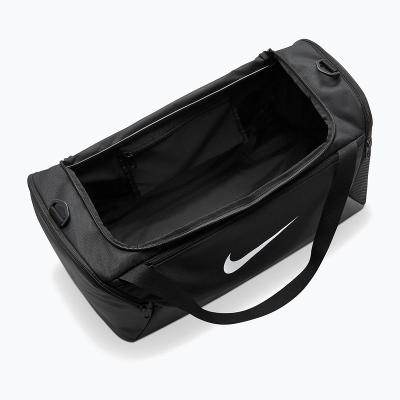 Training bag Nike Brasilia Duffel Small 40 l black/black/white 4