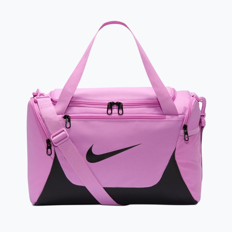 Training bag Nike Brasilia Duffel Extra Small 24 l light magenta/black/black