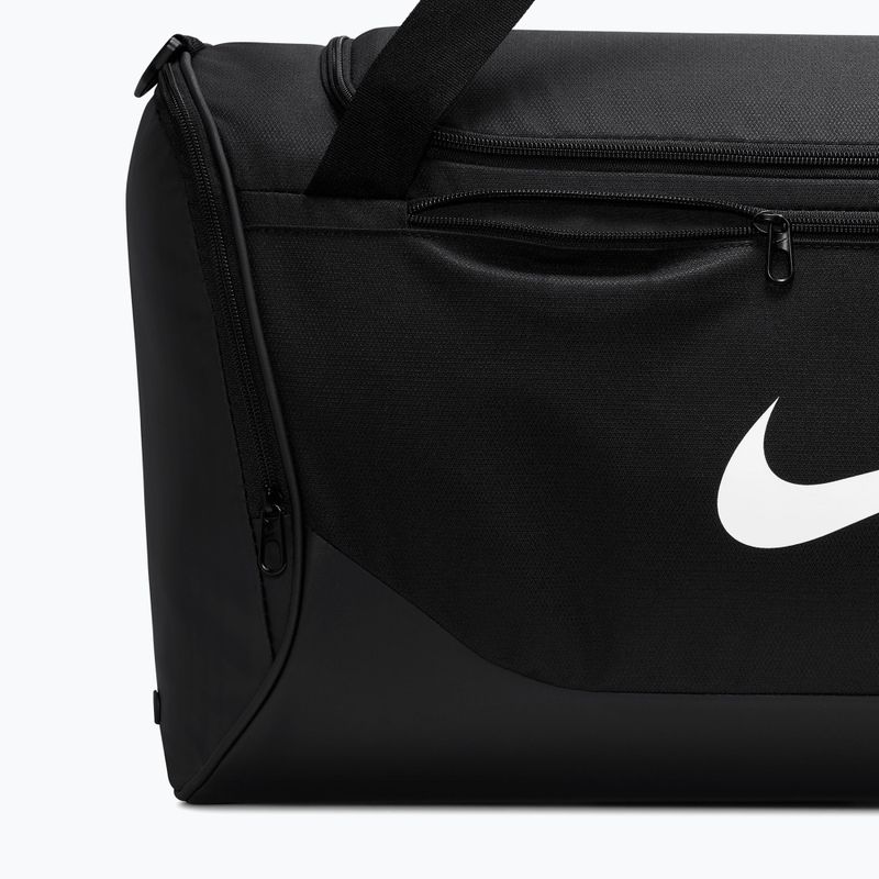 Training bag Nike Brasilia Duffel Medium 60 l black/black/white 7