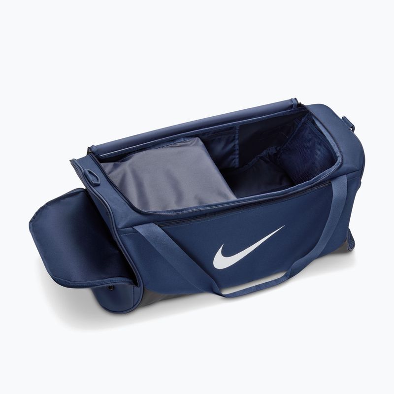 Training bag Nike Brasilia Duffel Medium 60 l midnight navy/black/white 4