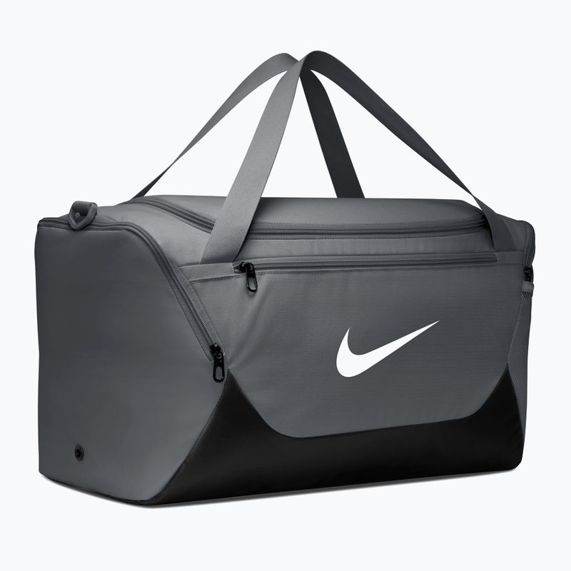 Training bag Nike Brasilia Duffel Small 40 l smoke grey/black/white 2
