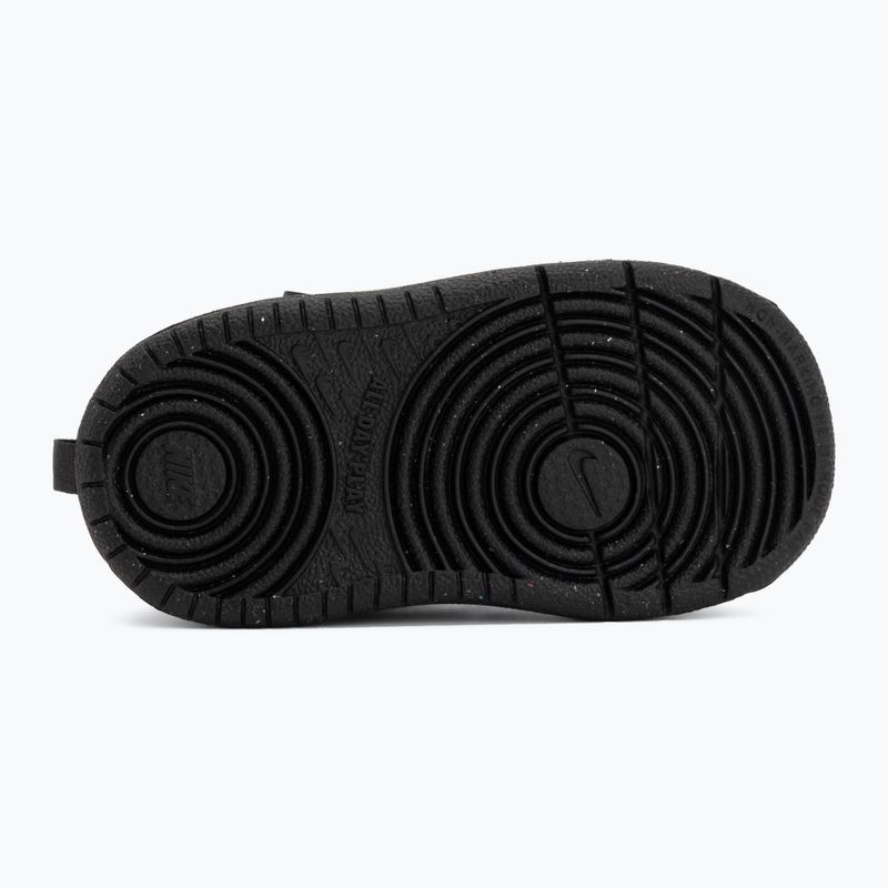 Children's shoes Nike Court Borough Low Recraft black/black/white 4