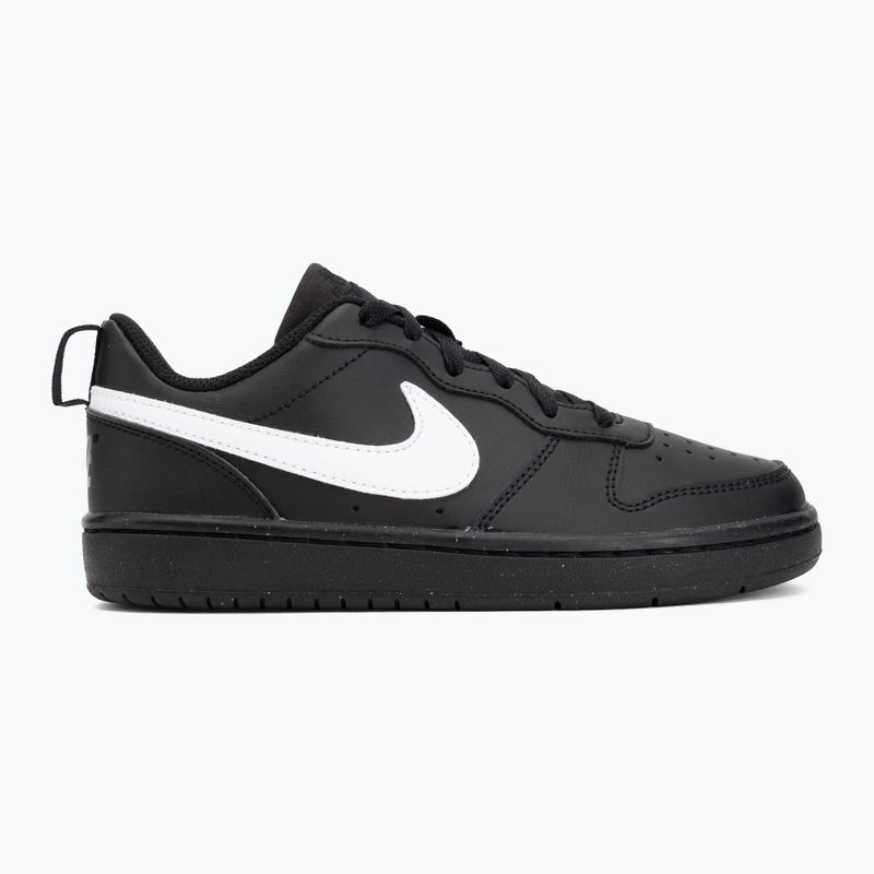 Nike Court Borough Low Recraft shoes black/black/white 2