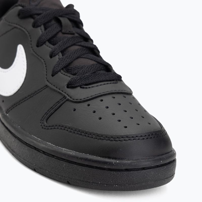 Nike Court Borough Low Recraft shoes black/black/white 7