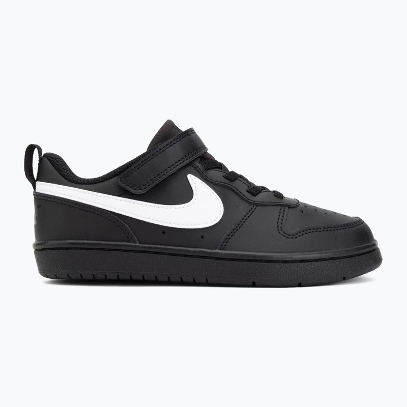 Children's shoes Nike Court Borough Low Recraft black/black/white 2