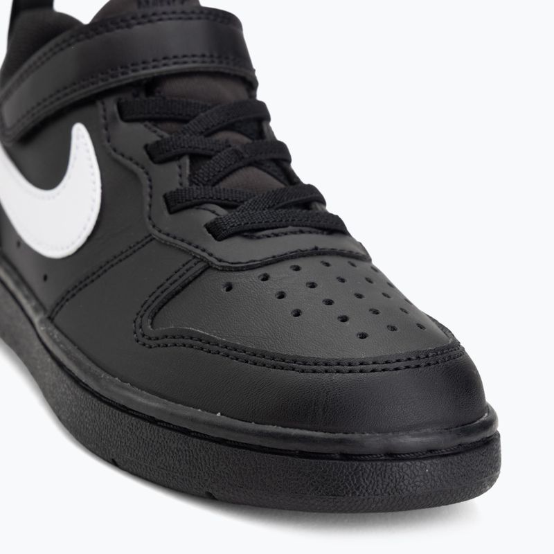 Children's shoes Nike Court Borough Low Recraft black/black/white 7