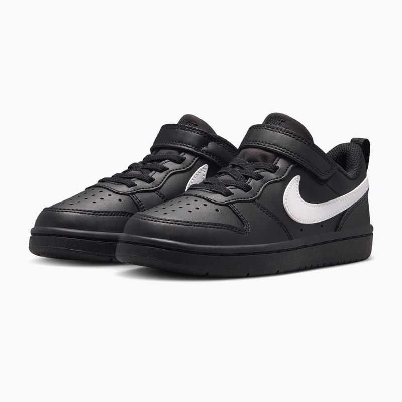 Children's shoes Nike Court Borough Low Recraft black/black/white 3