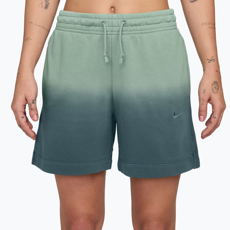 Women's shorts Nike Sportswear Phoenix Fleece Mid-Rise steam/mineral slate