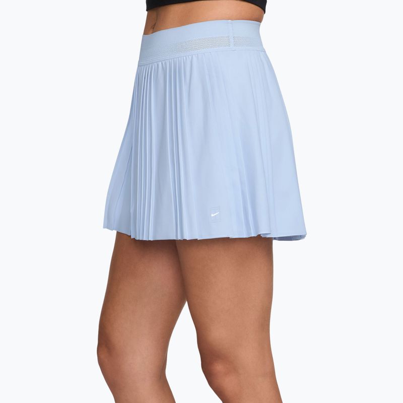 Tennis skirt Nike Court Dri-Fit Advantage Pleated hydrogen blue/white 3
