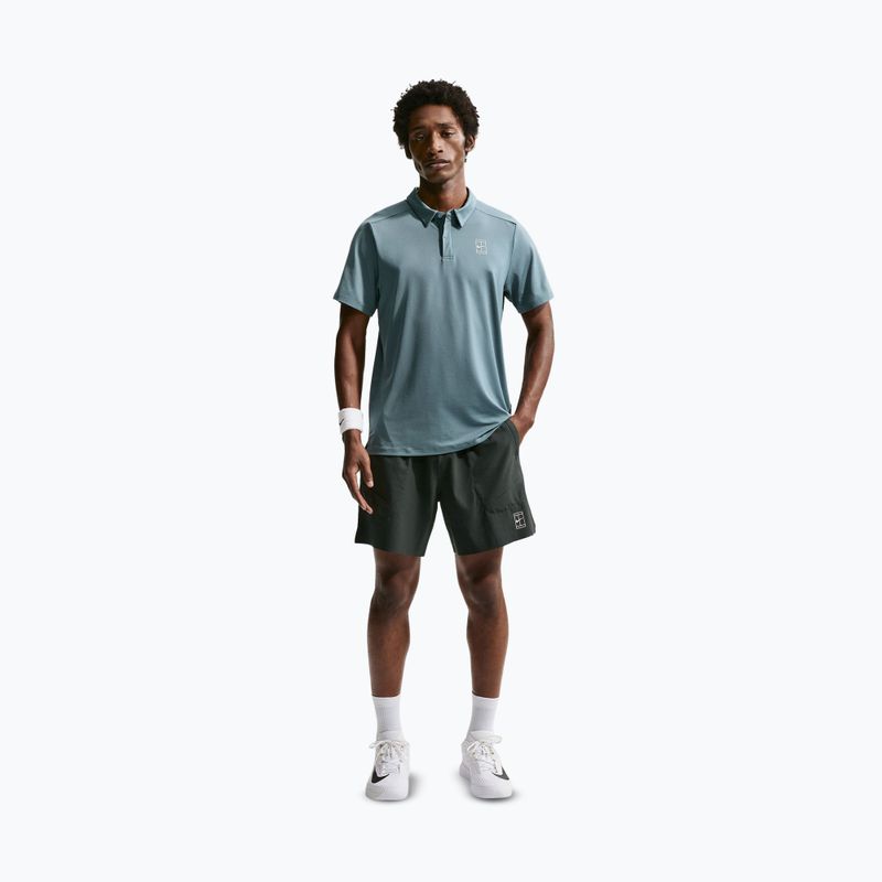 Men's tennis shorts Nike Court Dri-Fit Advantage 6" black spruce/white 2