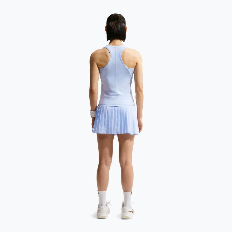 Tennis skirt Nike Victory Dri-Fit High-Waisted Pleated hydrogen blue/hydrogen blue/white 3