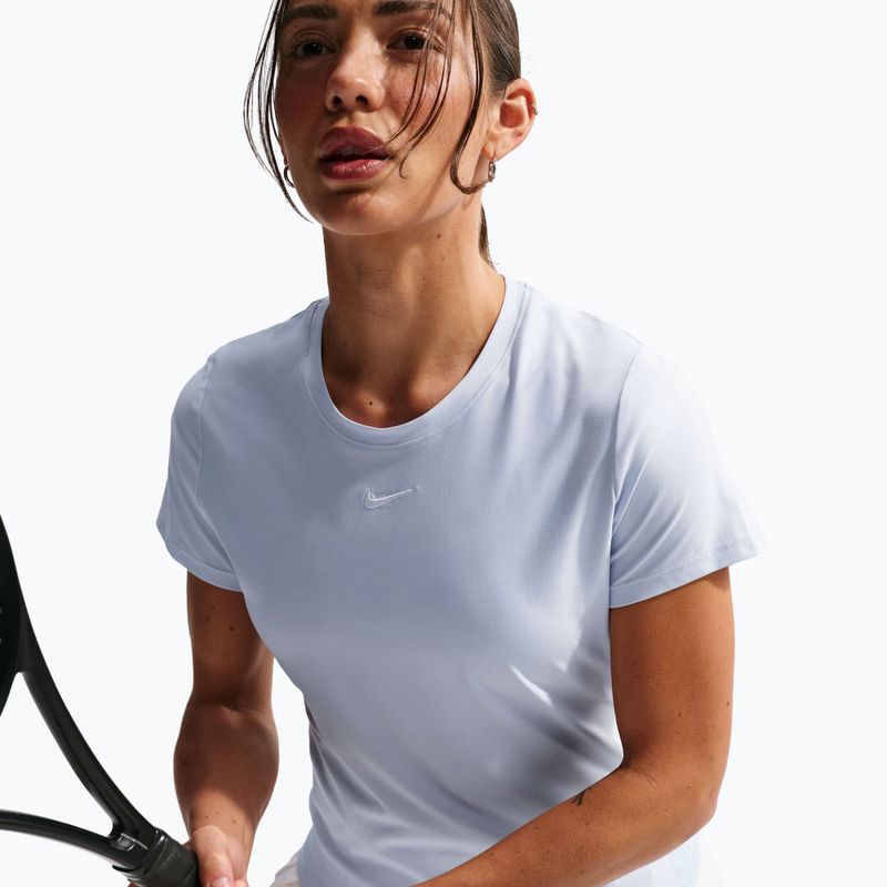 Women's tennis T-shirt Nike Victory Dri-Fit hydrogen blue/white 4