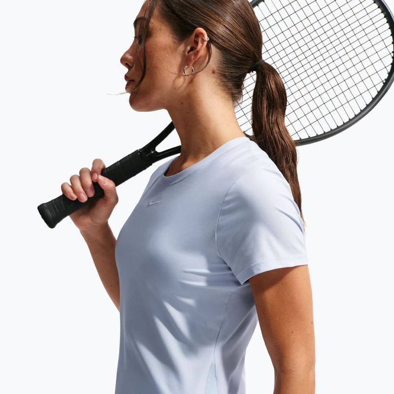 Women's tennis T-shirt Nike Victory Dri-Fit hydrogen blue/white 5