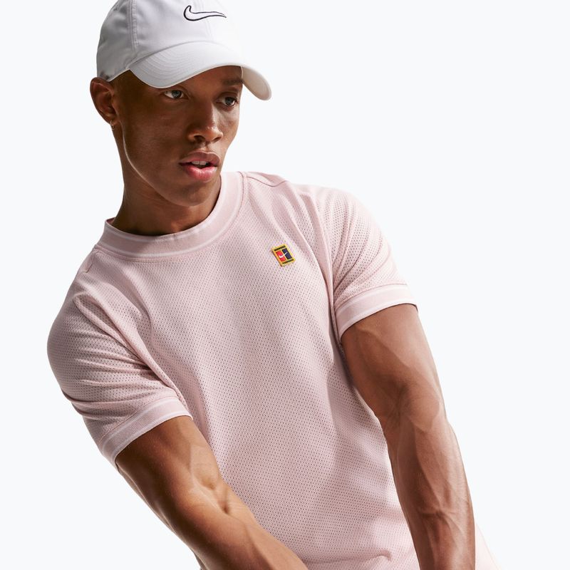 Men's tennis T-shirt Nike Court Heritage silt red 6