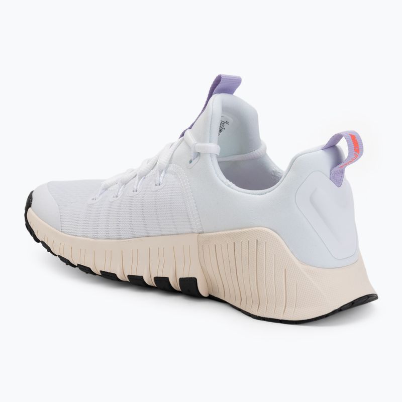 Women's training shoes Nike Free Metcon 6 white/violet mist/chalk/hot lava 3