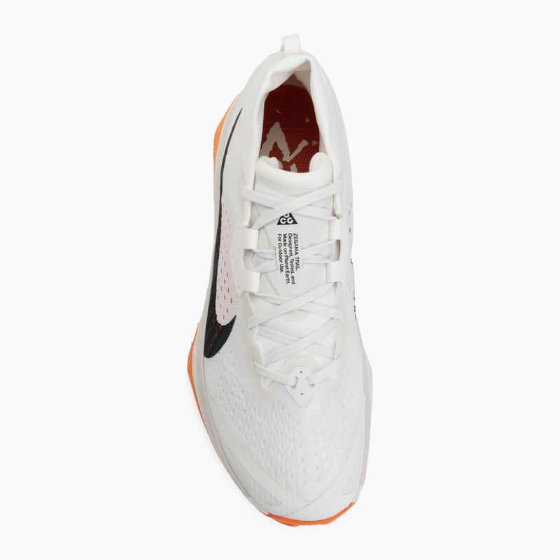 Men's running shoes Nike ACG Zegama Trail summit white/phantom/safety orange/black 5