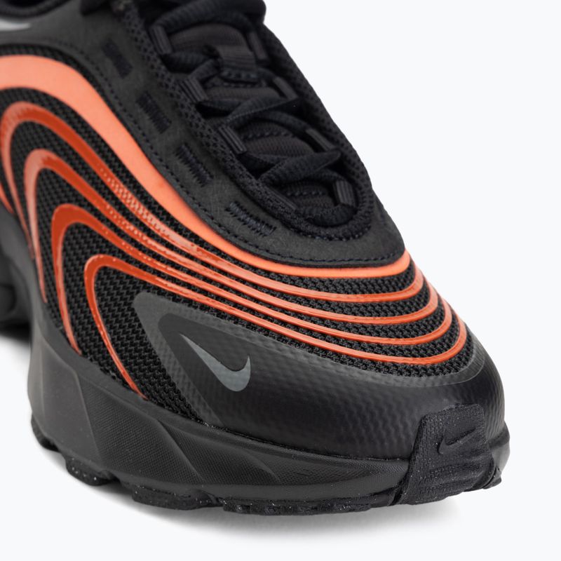 Nike Air Max Fire shoes black/picante red/smoke grey 7