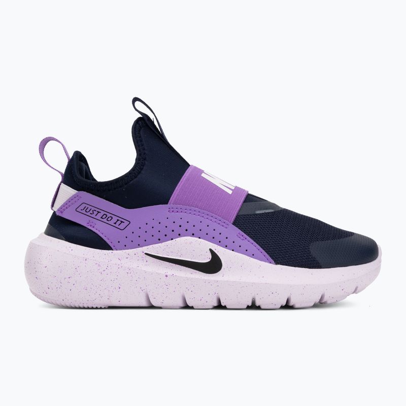 Children's shoes Nike Flex Runner 4 blackened blue/bright violet/black 2