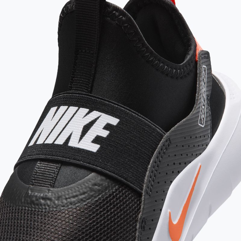 Children's shoes Nike Flex Runner 4 black/white/turf orange 3