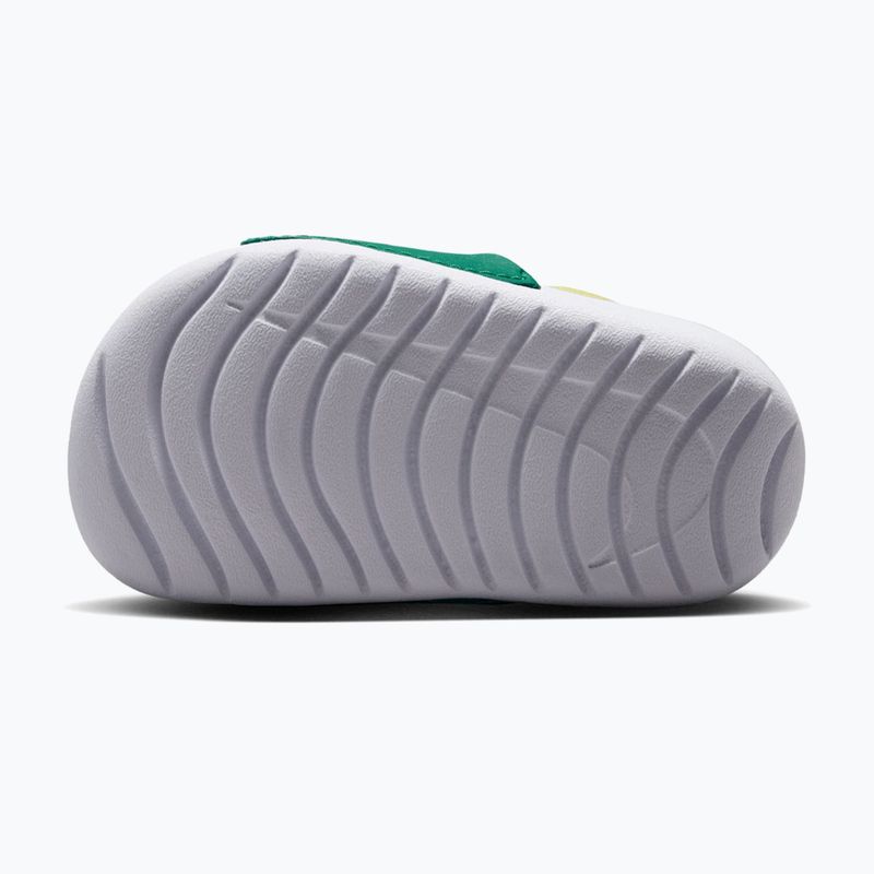 Children's slides Nike Kawa malachite/sonic yellow 6