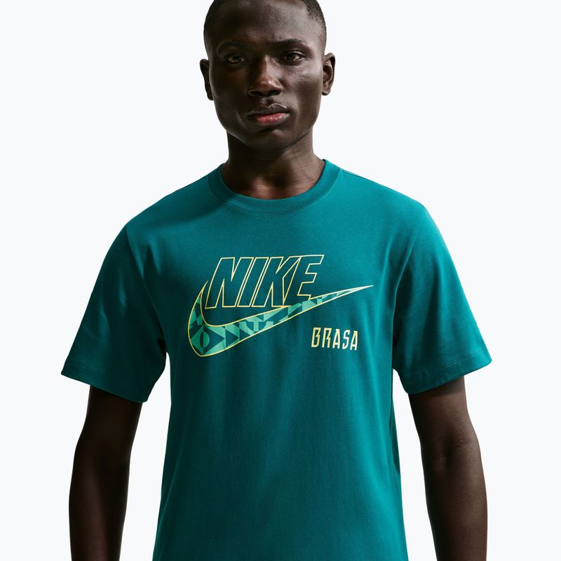Men's football shirt Nike Brazil Soccer geode teal 4