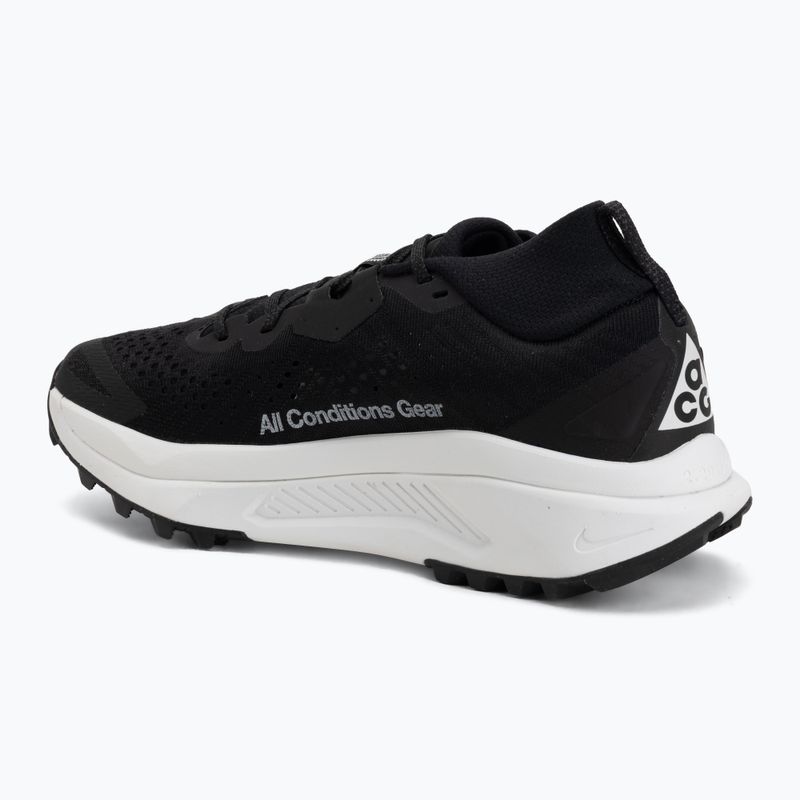 Men's Nike ACG Zegama Trail running shoes black/safety orange/summit white 3