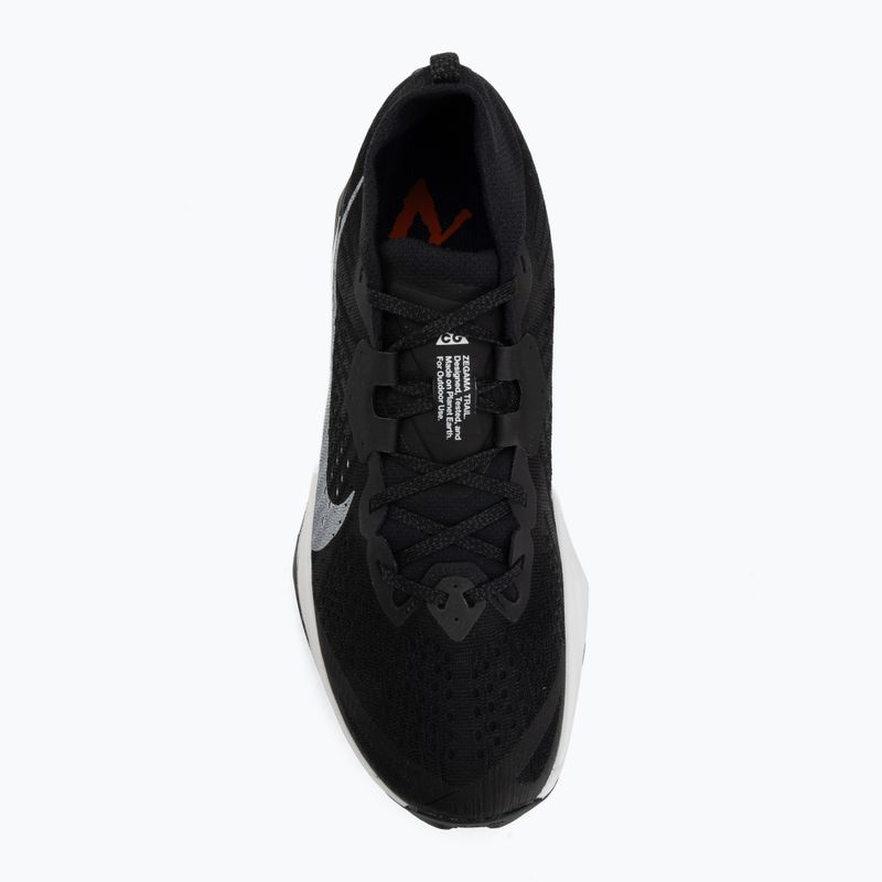 Men's Nike ACG Zegama Trail running shoes black/safety orange/summit white 5